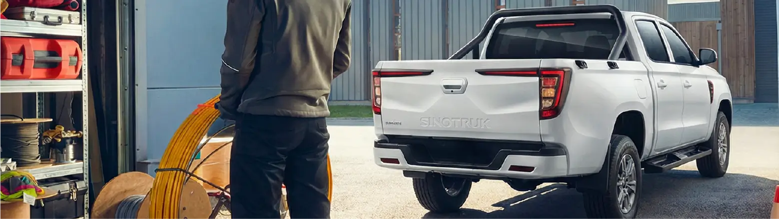 Sinotruk rear view